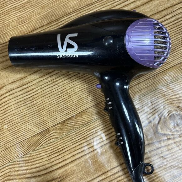 Vidal Sassoon Hair Dryer VS781 Black/Purple - Picture 5 of 10